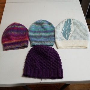 Warm hand made hats! PURPLE HAT SOLD